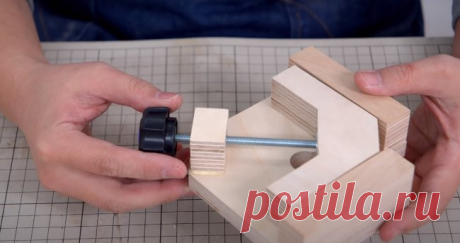 Угловая струбцина для склеивания деревянных деталей