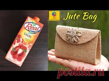 How to Make Handmade Ladies Mini Purse with Jute | DIY Purse Making | Ladies Mini Bag with Jute Rope