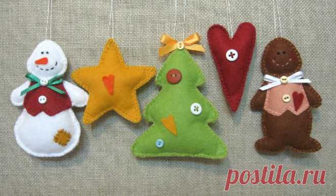 ЕЛОЧНОЕ УКРАШЕНИЕ, ФЕТР