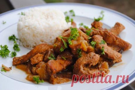 Невыразимая легкость кулинарного бытия... Свинина с баклажанами по-доминикански.