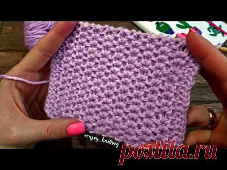 ПРОСТОЙ Объемный Узор Спицами для КАРДИГАНА / Easy knitting pattern for sweaters/cardigans