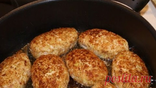 Очень вкусные и сочные котлеты по домашнему очень быстрое приготовление (Russian cutlets)