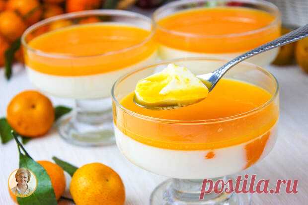 Панна-котта с мандариновым соусом! Очень нежный и вкусный десерт - Будет вкусно - 29 февраля - 43807329774 - Медиаплатформа МирТесен Очень вкусная и нежная классическая панна-котта с приятной бархатистой текстурой, насыщенным ванильным сливочным вкусом и кисло-сладким соусом, который готовится на основе мандаринового сока. Легко и просто можно приготовить в домашних условиях нежный, яркий, вкусный десерт, а его приятный вкус - 29 февраля - 43807329774 - Медиаплатформа МирТесен