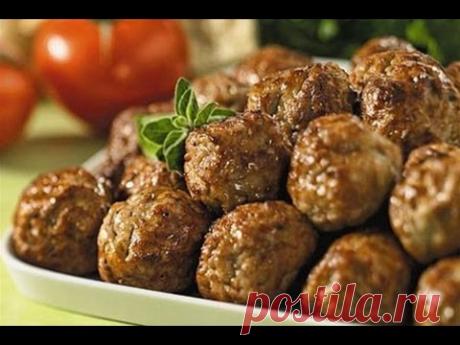 Тефтели мясные с рисом