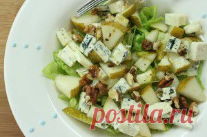 Салат с грушей и сыром