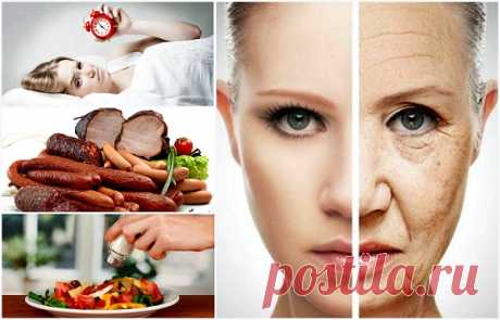Еда и привычки, которые преждевременно вызывают морщины — Домашние заботы