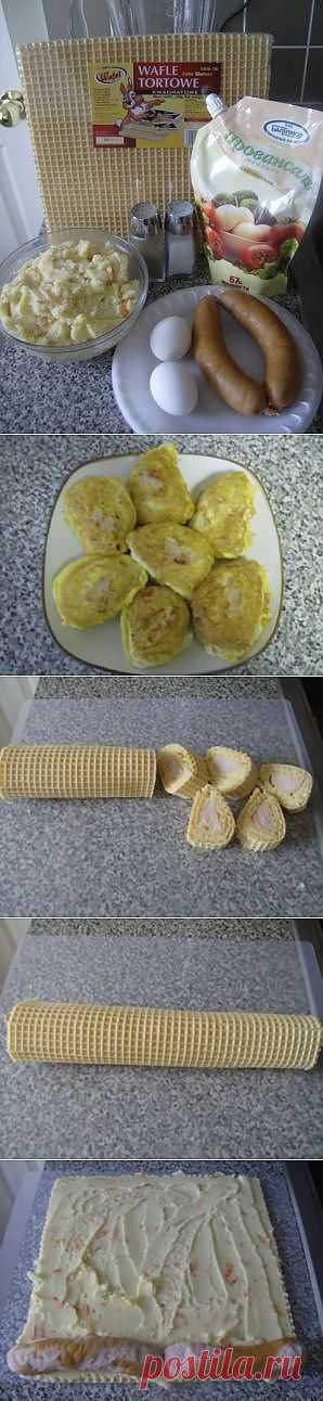Вафельные «Калачики» : Вторые блюда