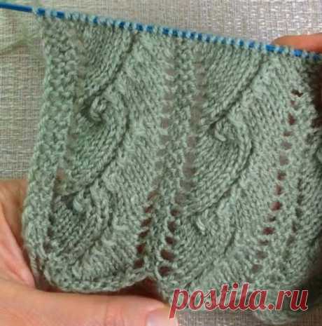 ​Оригинальный ажурный узор "Морской прибой" — DIYIdeas