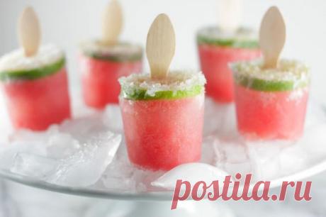 Фруктовый лед из арбуза