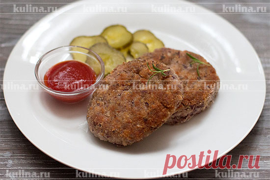Котлеты из фасоли. Ароматные и очень нежные