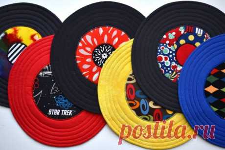 Record Coaster Sewing Tutorial - WeAllSew