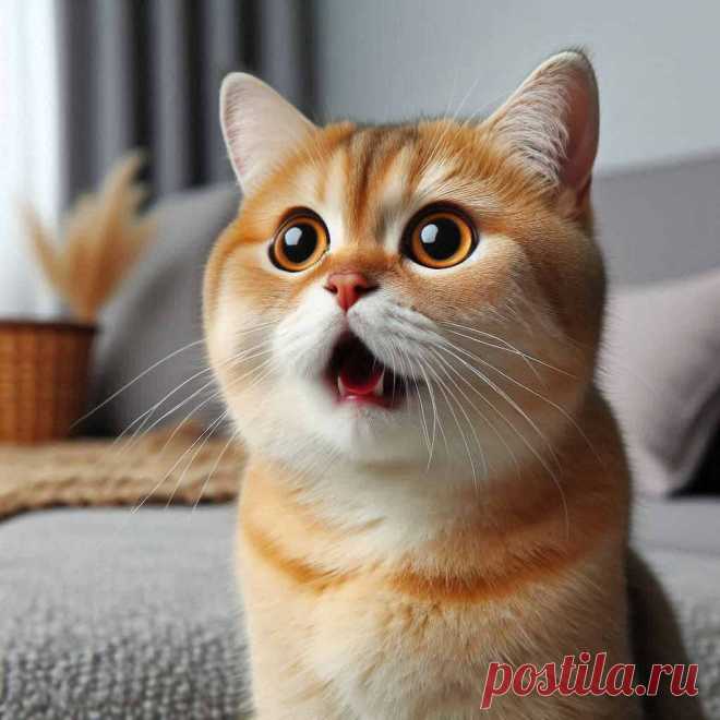 Шаблон мема с изображением удивленного кота: лучшее изображение реакции для вашей переписки.