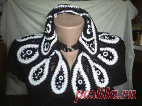 Воротник &quot;Листья&quot;.