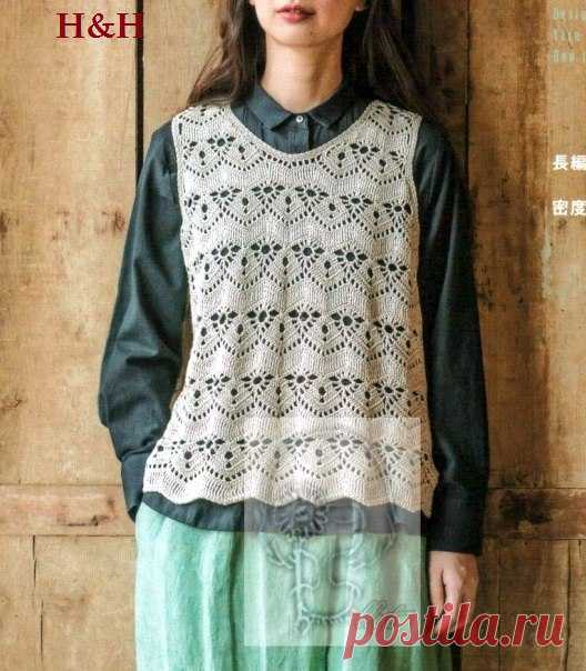 Sleeveless Crochet Top