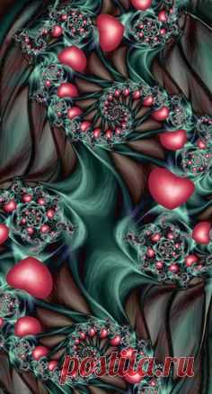 Love Grows by Shadoweddancer on deviantART ~ fractal art valentines