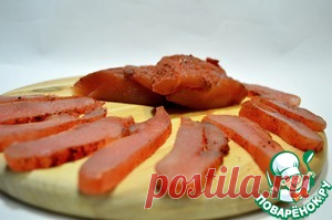 Балык из куриного филе - кулинарный рецепт