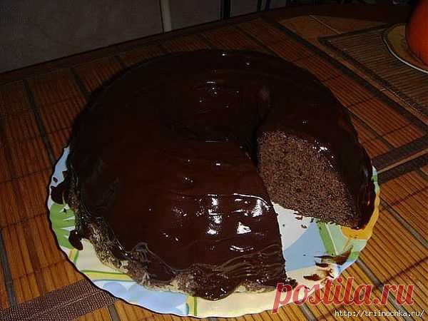 Шоколадный-шоколадный... манник! Вкуснота!.