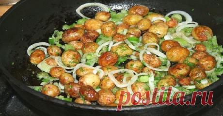 Жареный молодой картофель - Женская красота