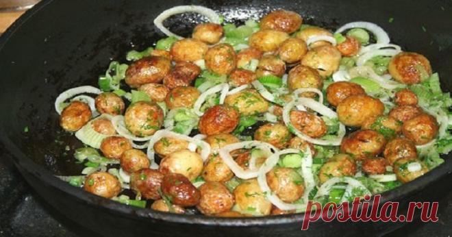 Жареный молодой картофель - Женская красота