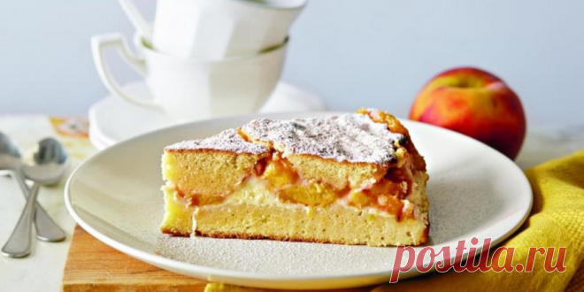 Пирог с творогом и персиками : Выпечка : Кулинария : Subscribe.Ru
