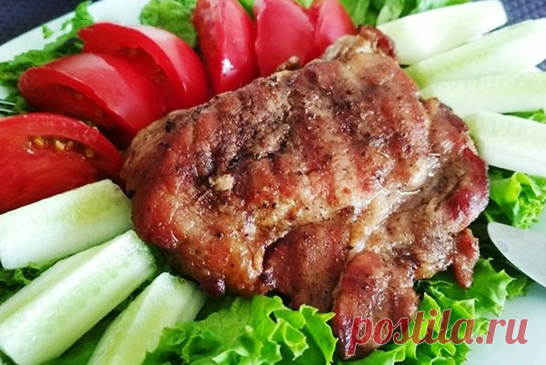 Сочный стейк из свинины — Домашняя кулинария