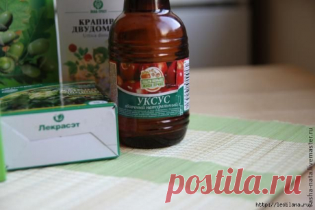 Уксусный ополаскиватель для волос