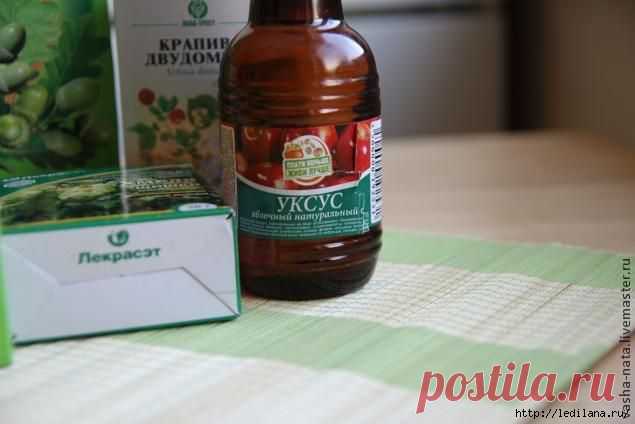 Уксусный ополаскиватель для волос