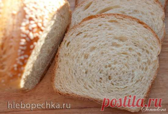 Деликатный молочный хлеб (Delicate milk loaf) от Dan Lepard - рецепт с фото на Хлебопечка.ру