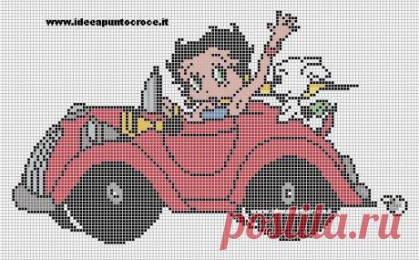 SCHEMI BETTY BOOP - Idee a Punto Croce
