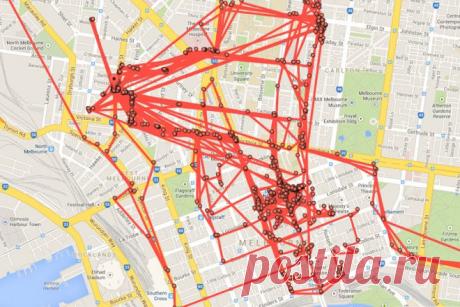 Google знает, где вы были прошлым вечером. Этот сайт – доказательство того, что за вами тоже следят!