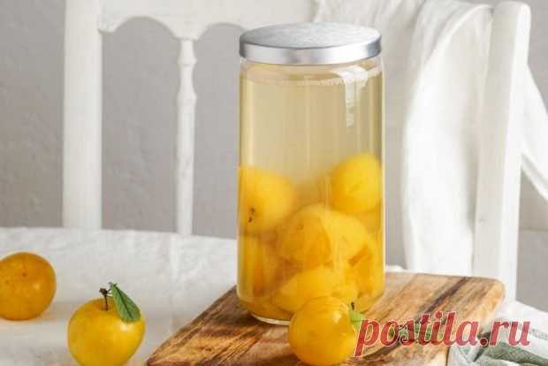 Компот из желтой сливы на зиму — Сад Заготовка