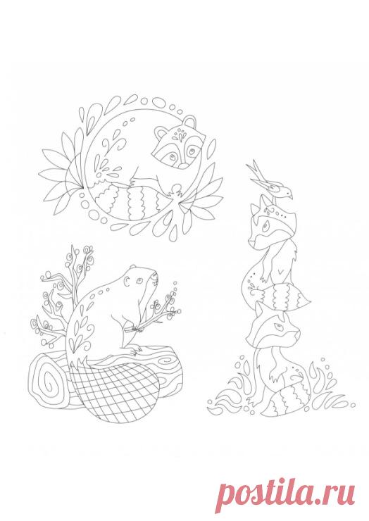 (8) Gallery.ru / Фото #16 - Embroidered Woodland Creatures - 2018 - Chispitas