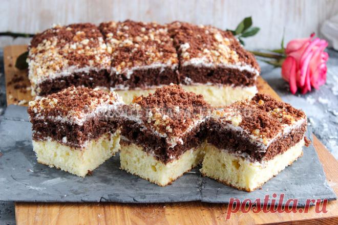 Сметанник, как в СССР: пирожное из школьной столовой Пирожное «Сметанник» было настолько мягким, нежным и сочным, что этот вкус детства невозможно забыть даже спустя 30 лет!