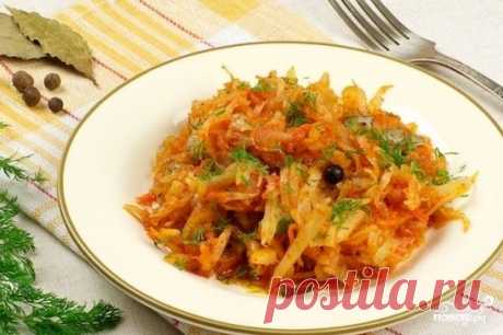 Капуста тушеная в мультиварке - пошаговый кулинарный рецепт на Повар.ру