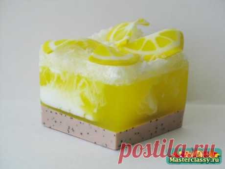 Мыло своими руками. Лимонно-ванильное пирожное. Мастер класс