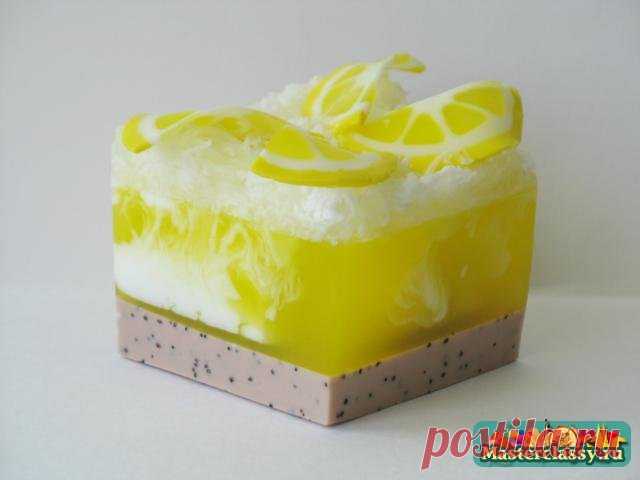 Мыло своими руками. Лимонно-ванильное пирожное. Мастер класс