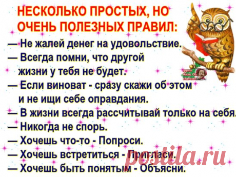 Полезные правила