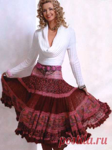 Пестрая юбка