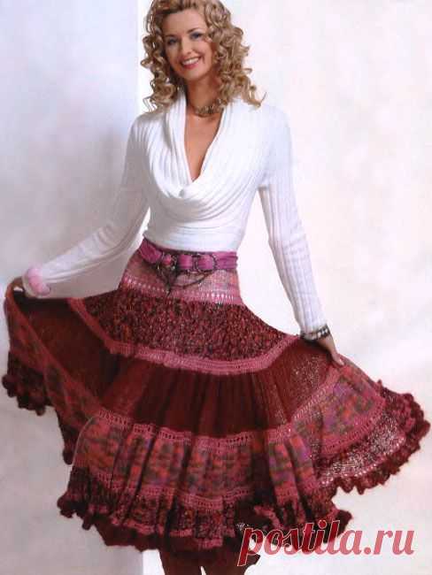 Пестрая юбка