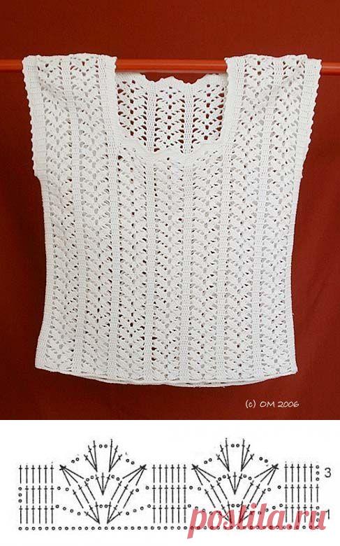 Белая блузочка.