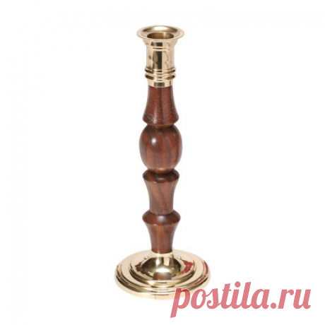 Candlestick Kit- Premium Kit - Cast Brass Cup and Base at Penn State Industries