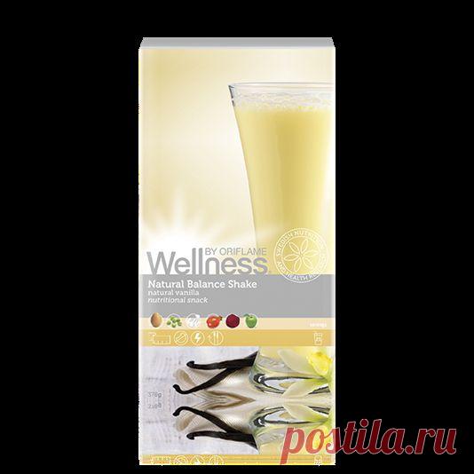 Сухая смесь для коктейля «Нэчурал Баланс» натуральный ванильный вкус (15448) Контроль веса – Wellness | Oriflame
