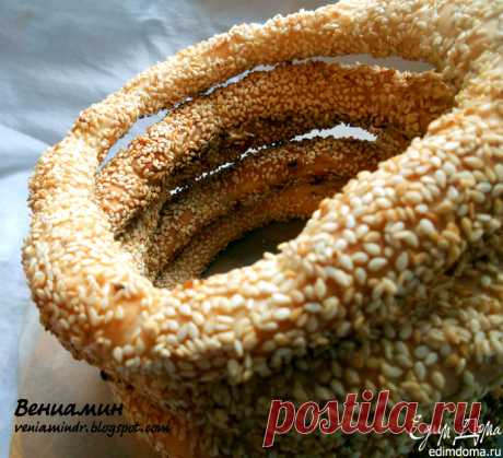 Симиты - турецкие бублики | Кулинарные рецепты от «Едим дома!»