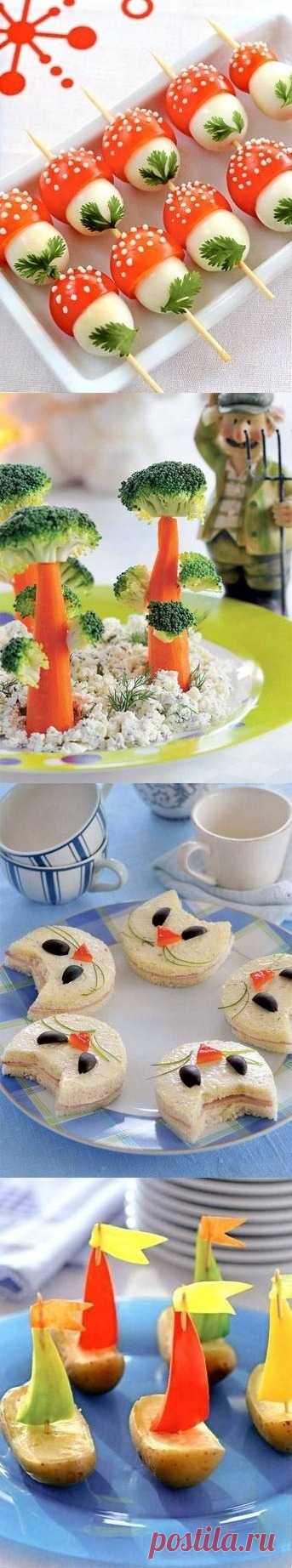 Яркие закуски для детской вечеринки