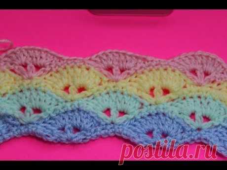#Crochet Baby Blanket Pattern (subtitulos en Espanol)