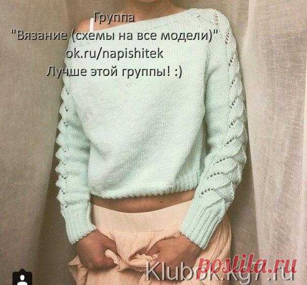 Кофточка с интересным узором | Клубок