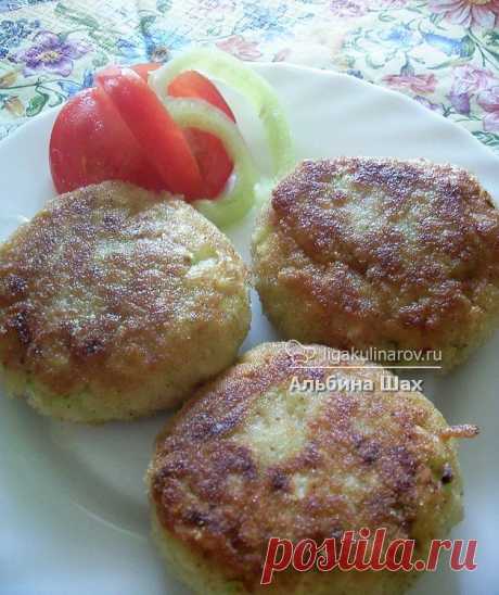 Кабачковые котлетки – рецепт с  от Лиги Кулинаров, пошаговый рецепт