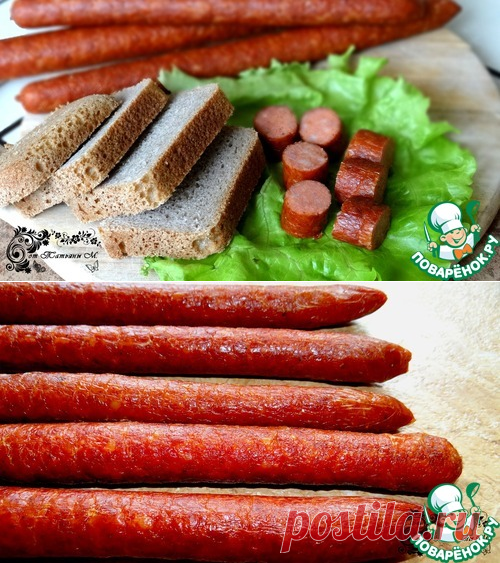 Колбаски закусочные по-охотничьи с паприкой - кулинарный рецепт