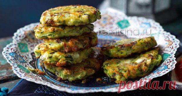 Вкусные оладьи из цукини с сыром и зеленью