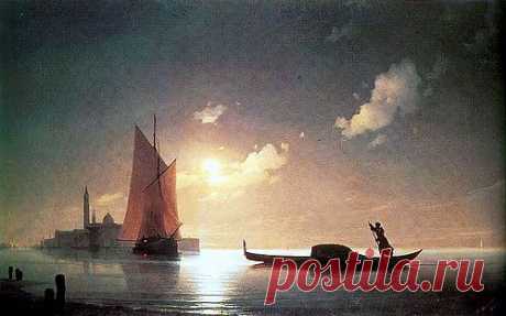 Сергей Анатольевич — «Гондольер на море ночью. Айвазовский Иван Константинович, Шедевры мировой живописи» на Яндекс.Фотках